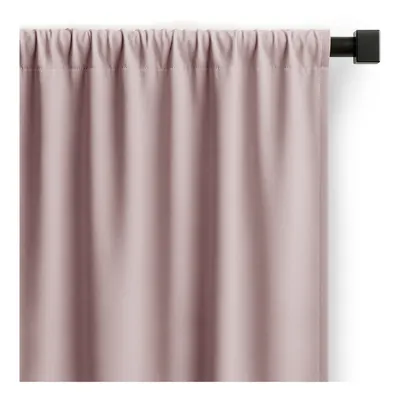 Draperie roz prăfuit dimout (semi-opacă) 140x250 cm Carli – Restilo