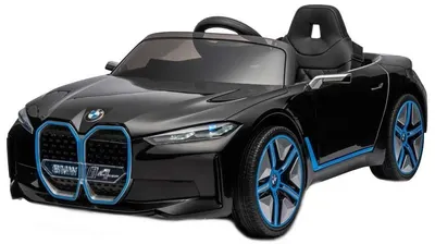 Mașinuță cu acumulator Ocie – BMW, 12 V, cu telecomandă pentru control parental, neagră