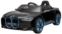 Mașinuță cu acumulator Ocie – BMW, 12 V, cu telecomandă pentru control parental, neagră