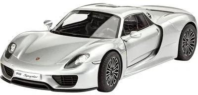 Мodel de asamblat Revell Modern : Mașini - Porsche 918 Spyder (cu accesorii incluse )