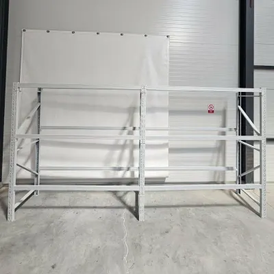 Raft profesional alb pentru depozitare anvelope L3900xl600xH2000, 1200 kg