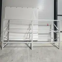 Raft profesional alb pentru depozitare anvelope L3900xl600xH2000, 1200 kg