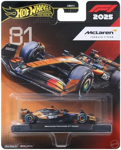 Mașină metalică Hot Wheels - McLaren Formula 1 team, 81, 1:64