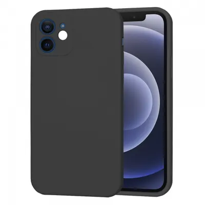 Husa pentru Apple iPhone 12, Techsuit, SoftFlex, Neagra