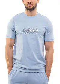 Tricou pentru bărbați adidas Illustrated Linear Graphic