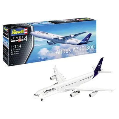 Aeromodel a340300 lufthansa new livery Revell RV03803
