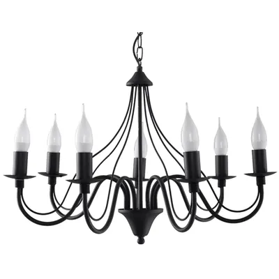 Candelabru MINERWA 7 negru