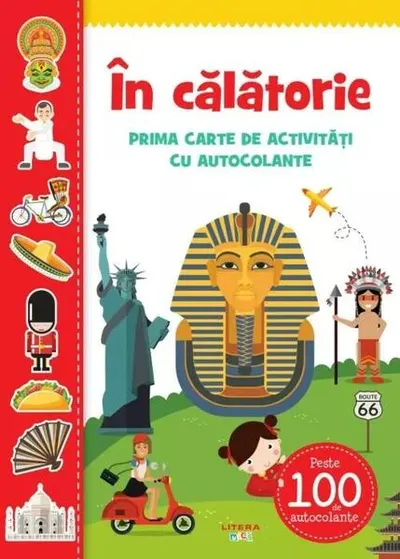 În călătorie. Prima carte de activități cu autocolante - Paperback - ***