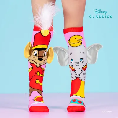 Șosete lungi colorate Madmia unisex fantasy Dumbo 6-99 ani