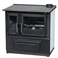 Soba de gatit SL85 Alb cu plita si cuptor - 8kW - racord dreapta