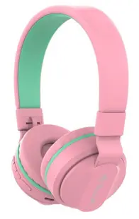 Căști pentru copii Tellur - Buddy, wireless, roz