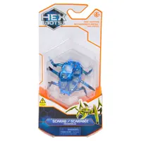 Figurina interactiva, Hexbots, Rhino Beetle, Scarabee Rhinoceros, Blue, 20149631