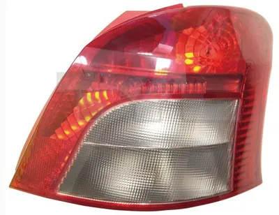 Stop tripla lampa spate dreapta potrivit TOYOTA YARIS HATCHBACK 2005-2010 - (Semnalizator alb, culoare sticla: rosu)
