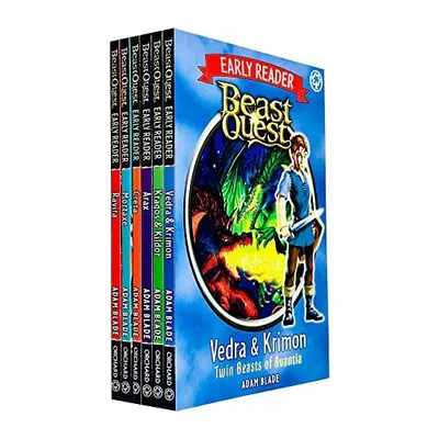 Beast Quest Early Reader 6 Books Collection Set, Adam Blade