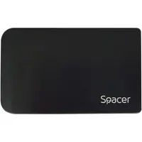 Rack extern pentru HDD / SSD Spacer 2,5 inch, model SPR-25612, tip S-ATA, Negru