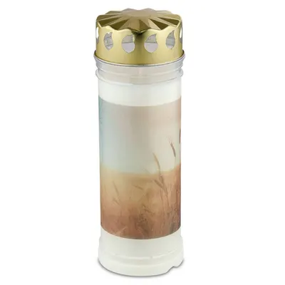 Candela Bolsius Alba din Plastic cu Capac 7 Zile Grau