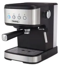 Aparat de cafea Rosberg - Premium RP51171F, 20 bar, 1.2 l, negru/gri