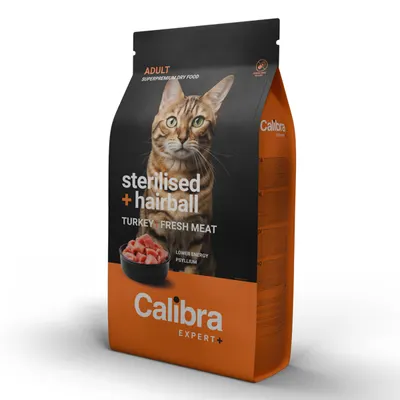 Calibra Cat Expert+ Adult Sterilised & Hairball 400 g