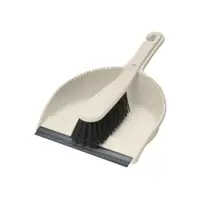 Set făraș și mătură cu cap moale Addis, crem