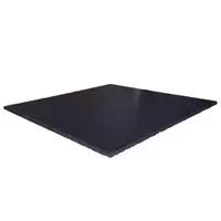 Gresie sport neagră 100x100 cm - Conector - 20 mm - EPDM / SBR