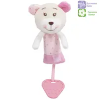 Amek Toys Jucărie pentru bebeluși cu urs roz