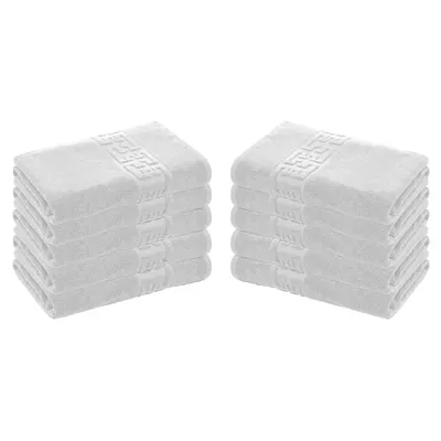 Set 10 Prosoape Baie, Bumbac 100%, 70x130cm, 550g m ², Greek