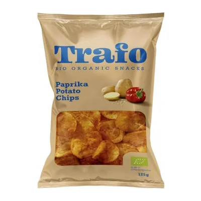Set 2 x Chipsuri Bio cu Paprika, Trafo, 125 g
