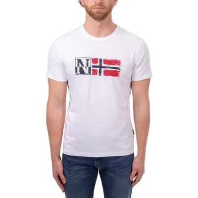 Tricou polo barbati din bumbac cu logo verde inchis