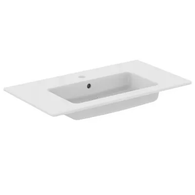 Lavoar incastrat alb 82 cm, dreptunghiular, Ideal Standard Tempo