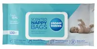 Saculeți pentru scutece Canpol – Aromatizați, 100 bucăți