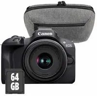 Aparat foto Canon - EOS R100 Travel Kit, RF-S 18-45mm f/4.5-6.3 IS STM