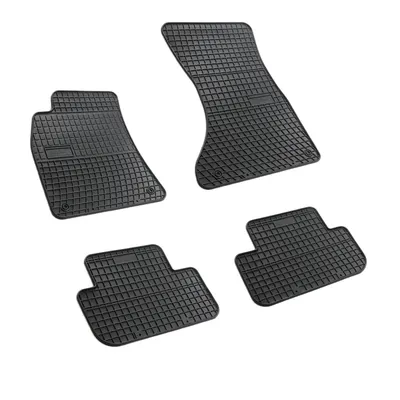 Set covorase auto din cauciuc Audi A4-B8 2007-2015, presuri FROGUM, negre, 4 buc.