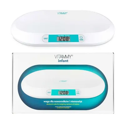 Cantar electronic Vitammy Infant pentru prematuri, nou-nascuti si bebelusi Ecran LCD
