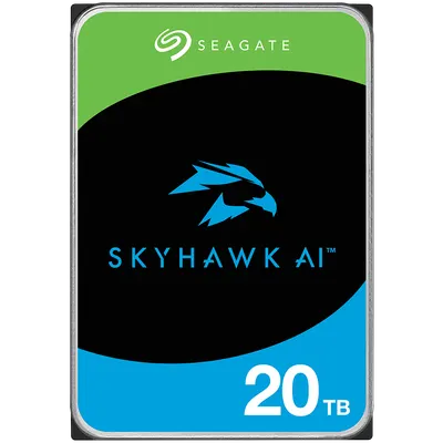 HDD Video Surveillance SEAGATE SkyHawk AI 20TB CMR, 3.5", 512MB, SATA, Rescue Services 3 ani, TBW: 550