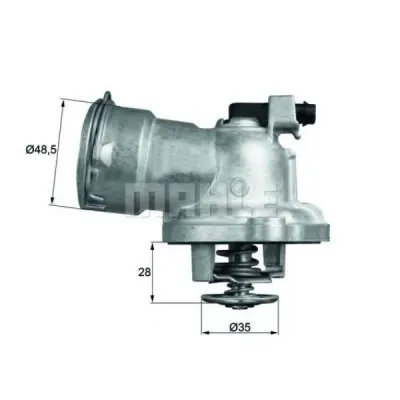 Termostat, lichid racire MAHLE ORIGINAL TM 28 87