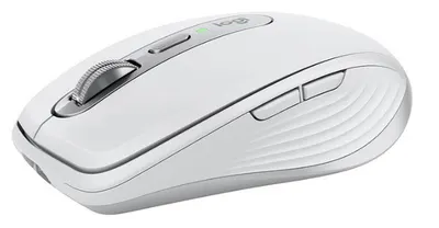Mouse Logitech - MX Anywhere 3S, optic, fără fir, gri deschis