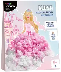 Trusă creativă Kidea - Rochie magică de prințesă, roz
