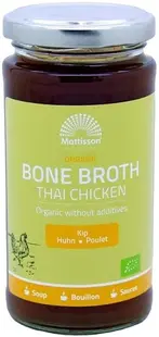 Organic Thai Chicken Bone Broth, 240 ml, Mattisson Healthstyle