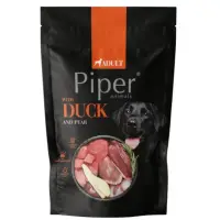 Hrana umeda pentru caini Piper Adult cu rata pere 500 gr