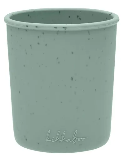 Cană KikkaBoo Platinum Silicone - Sage, 150 ml
