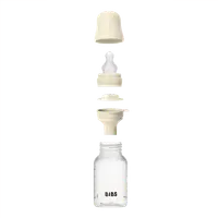 Set complet biberon anticolici Bibs 150 ml Silicon Ivory
