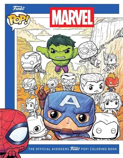 Carte de colorat Insight Editions - Marvel: The Official Avengers Funko POP!
