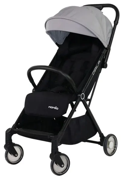 Cărucior de vară Nania - Orla, Grey/Black