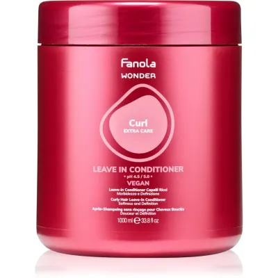 Fanola Wonder Leave-In Conditioner balsam (nu necesita clatire) pentru păr creț 1000 ml