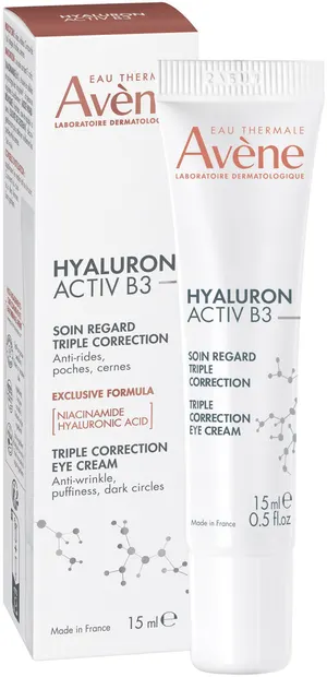 Avène Hyaluron Activ B3 Îngrijirea ochilor cu acțiune triplă, 15 ml