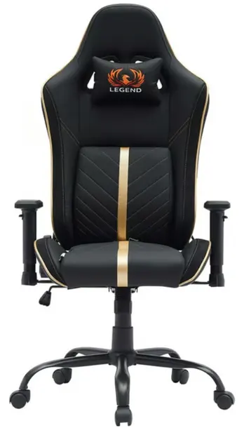 Scaun de gaming RFG - ON LEGEND, negru/auriu