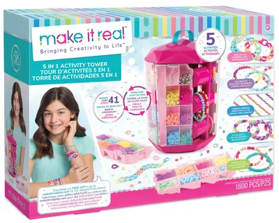 Set creativ 5 în 1 Make it Real - Creează-ți brățări
