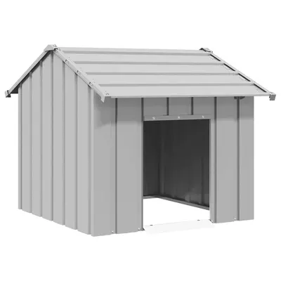Gossi casa pentru caini cu acoperis 85x107x81 cm otel galvanizat