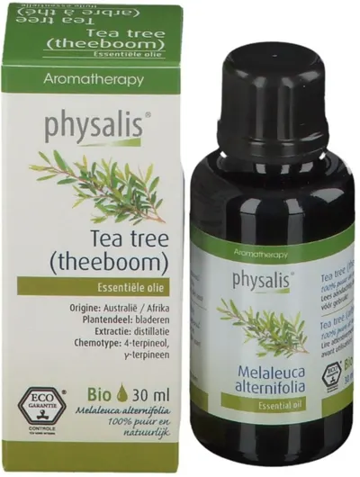 Ulei esențial organic, arbore de ceai, 30 ml, Physalis