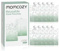 Set de pungi pentru alimente Momcozy – reutilizabile, 10 x 100 ml